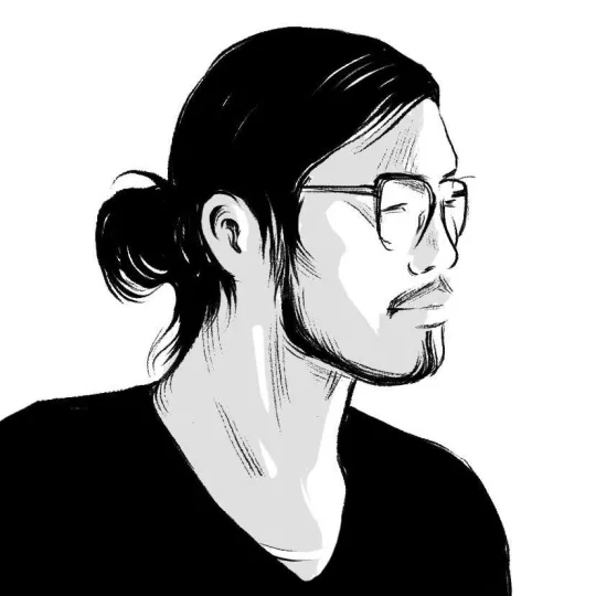 Illustrated portrait of Jake Park